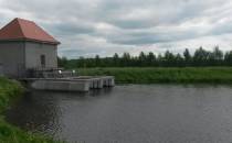 Zamek elektrowni wodnej w Bielkowie