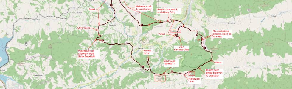 015-Rowerowy Luuz-Harbutowice-Lanckorona-Maly Szlak Beskidzki