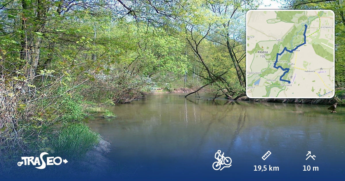Trasa rowerowa Dolina Bystrzycy Wrocław Leśnica Sadowice