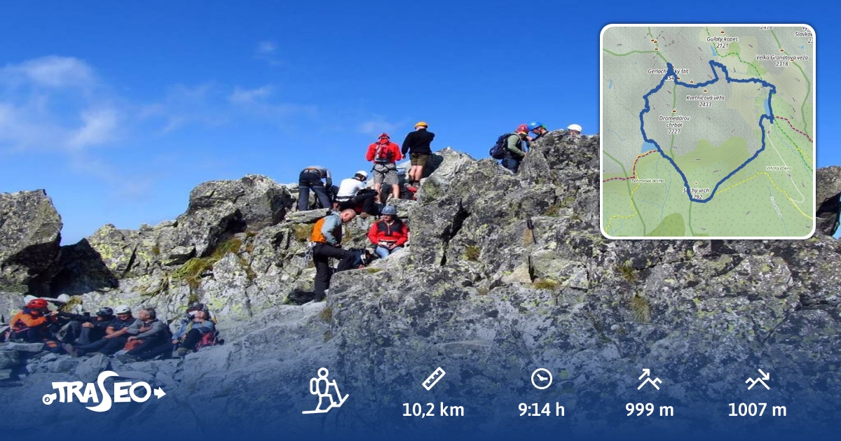 Trasa trekkingowa Gerlach 2655m najwyższy szczyt Tatr Traseo.pl