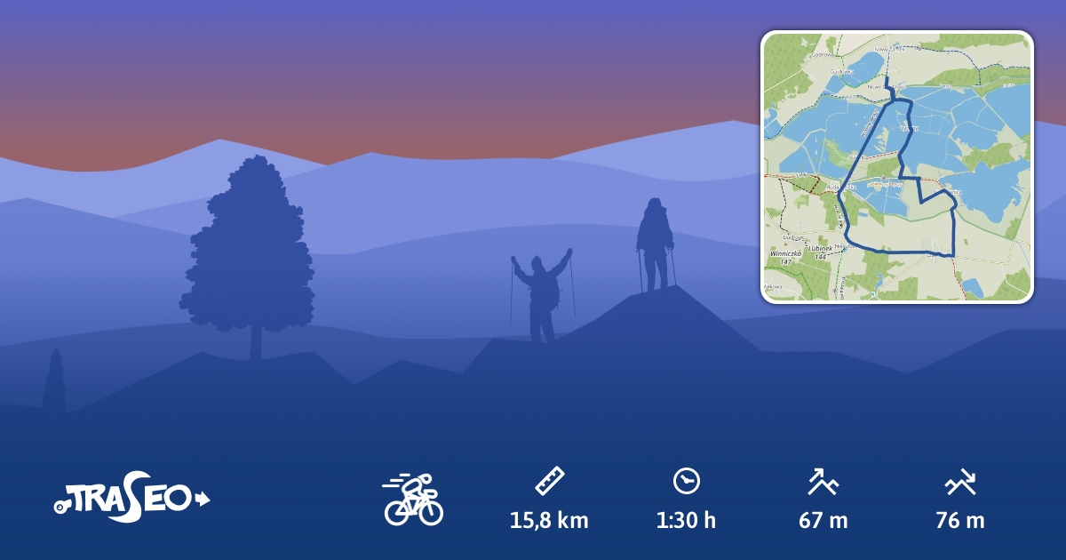 Trasa na rower szosowy Nowy Zamek - Stawy Milickie (pętla) - Traseo