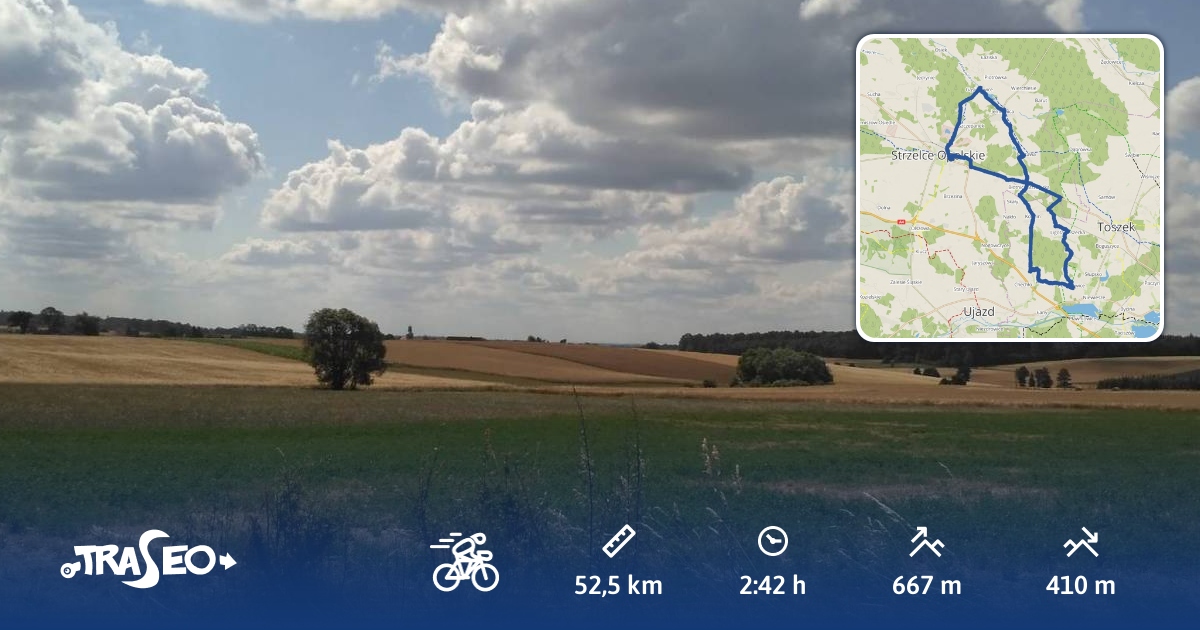 Trasa rowerowa Poniszowice Gąsiorowice Strzelce Traseo.pl