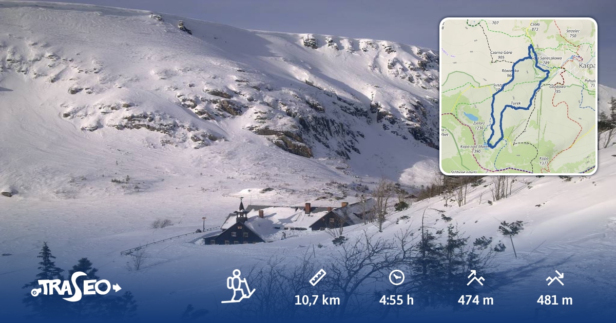 Trasa trekkingowa Spacer zimowy do "Samotni" Traseo.pl