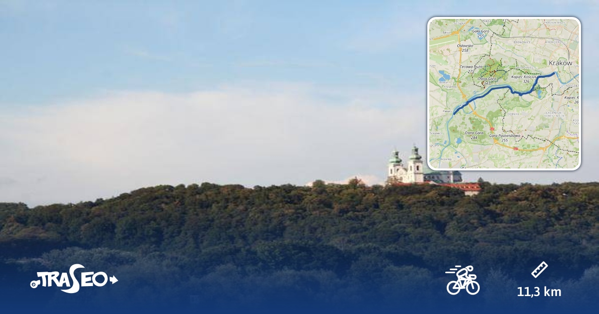 Trasa na rower szosowy Trasa rowerowa Kraków-Tyniec - Traseo