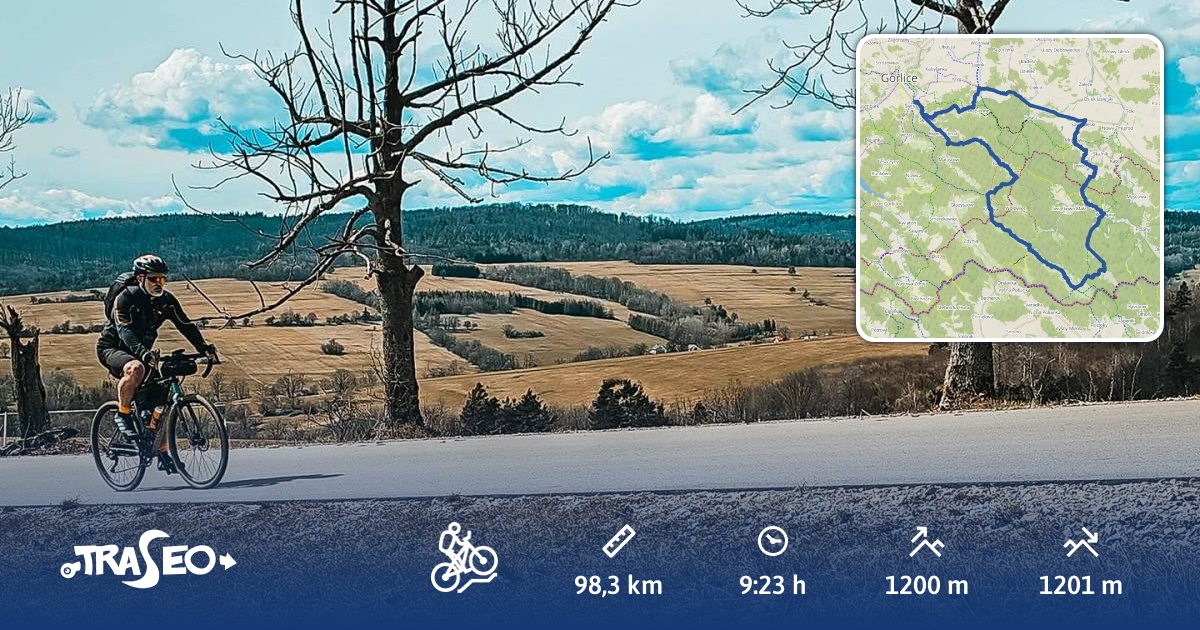 Trasa rowerowa Turystyczny fenomen pewnej beskidzkiej wieży – gravelowa ...