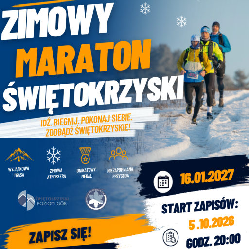Zimowy Maraton Świętokrzyski wraca z wakacji! 5 października ruszają zapisy.